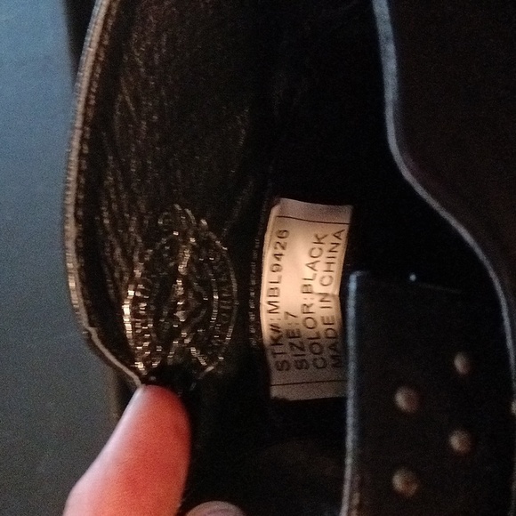 Milwaukee Performance leather Studded lace up Boots🖤😎 - Picture 10 of 15